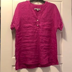 Pink Canvas Blouse